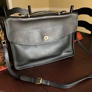 Black Vintage Coach Lexington Briefcase 💼